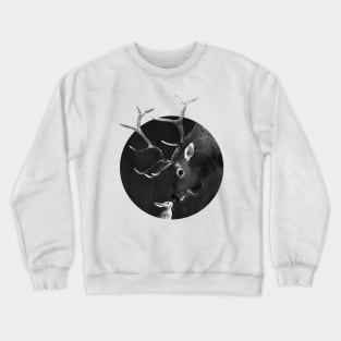 Elk and Rabbit Crewneck Sweatshirt